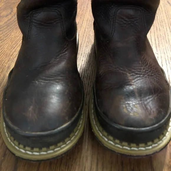 Little Georgia Giant Wellington Brown Boot Boys size 2M